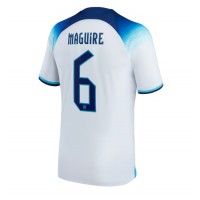 Anglicko Harry Maguire #6 Domáci futbalový dres MS 2022 Krátky Rukáv